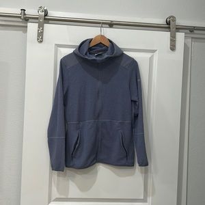 Blue waffle weave Columbia jacket